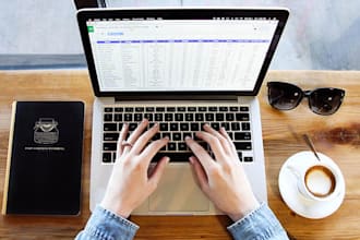 do any data entry, excel, word, powerpoint, or admin support tasks