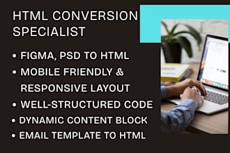 create, convert email template to html for freelancers, agency and real estate