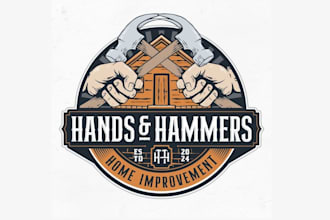 design home improvement landscaping logo