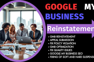 reinstate google my business profile suspension appeal submission