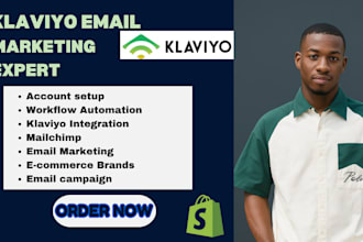be your klaviyo email marketing expert,set up  manage powerful flows