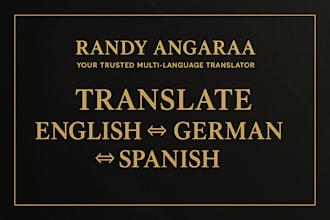 translate english to german, german to spanish, spanish to english accurately