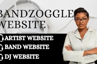 professional bandzoogle website and store