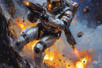 do a sci fi art , sci fi character and concept art