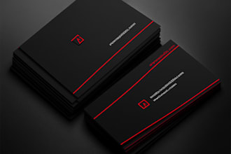 create a clean and modern business card design