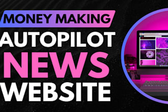 create autopilot wordpress news website
