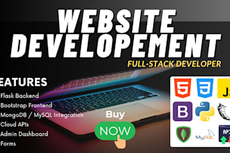 build flask web app with python and bootstrap
