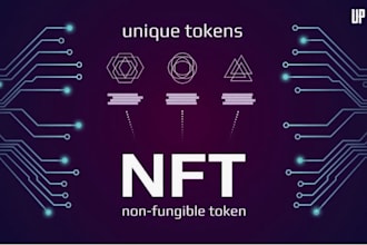 create a crypto, nft minting website, landing page, smart contract, crypto bot