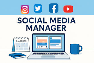 manage your social media and design engaging content