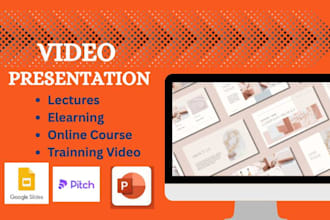 design powerpoint presentation for elearning webinar and online training course