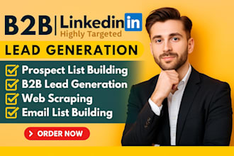 do b2b lead generation linkedin sales navigator lead list lead gen