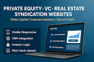 setup vc, angel investor, syndication portal, real estate, private fund website