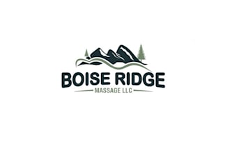 design hipster mountain style massage logo