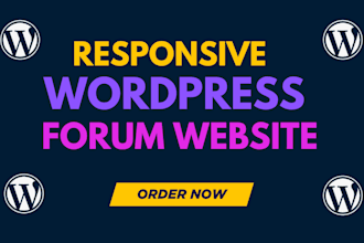 build a wordpress responsive forum community website, mybb wpforo bbpress