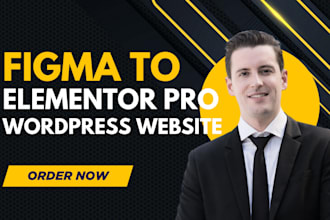 convert figma to wordpress, figma to elementor wordpress website
