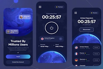 develop a professional and secure VPN app for android