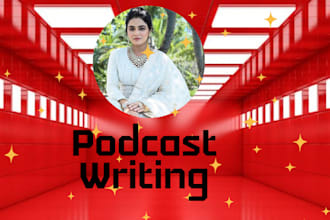 write youtube scripts or podcasts about your choice of topic