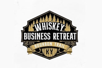 design vacation rental bourbon trail logo