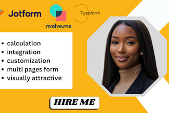 setup build jot form, invovle me, interact, form site online