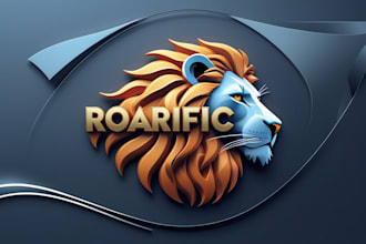 make lion mascot logo for you with new concept