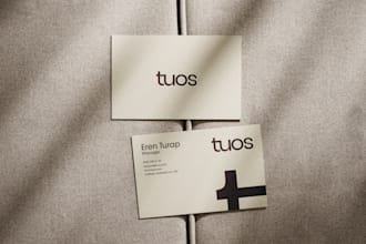 design a clean and modern business card or logo