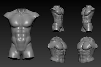 sculpt any printable 3d model bust, creature, figure