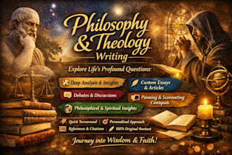 handle philosophy and theology related tasks