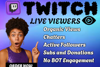 boost twitch live viewers organically