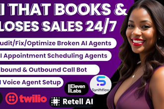 vapi ai retelle ai synthflow appointment scheduling twillio bland ai voice agent