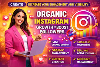 professionally grow your instagram real followers with organic strategy