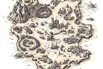 vector map country map fantasy map cartography