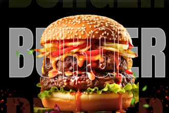 design food poster and menus