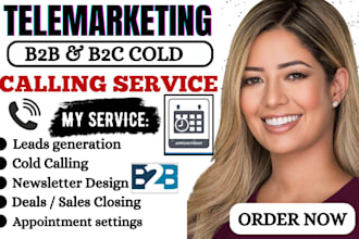 telemarketing cold calling appointment setting lead generation virtual assistant