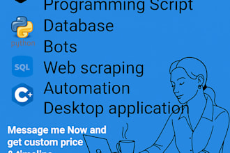 write python bash script ai agents api custom bot database