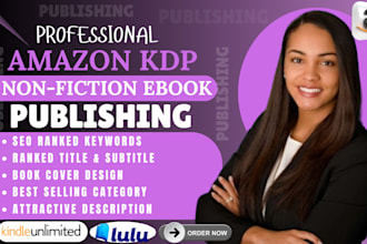 launch your nonfiction book on amazon KDP step by step