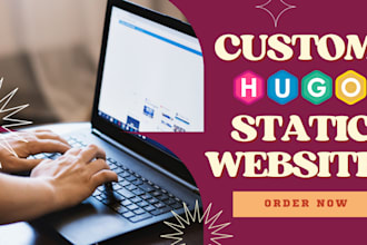 design hugo static website with jekyll next js gatsby and wordpress clicksites