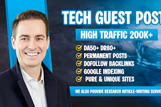 publish tech guest post on high da70 with dofollow backlink tech blog
