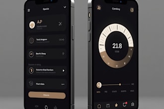 design clean and simple UI UX for your app or website using figma