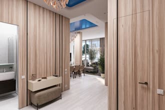 design interior doorpart,3d residential space,modern layout,cgi furniture render