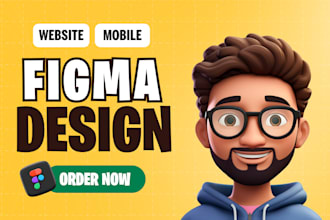 do figma design, website design, ui design, website redesign , website mockup