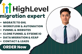 build migrate create website funnel membership ai calling agents keap to 360 ghl