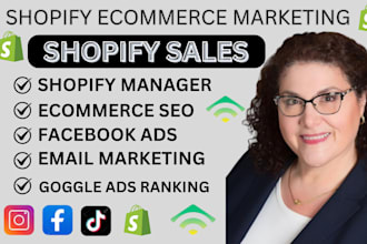 boost shopify sales, shopify manager, shopify SEO, shopify ecommerce marketing