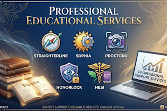 assist you in hesi, straighterline, proctored, proctor u,