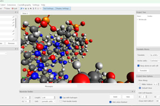 draw chemical structures and molecules using avogadro professionally