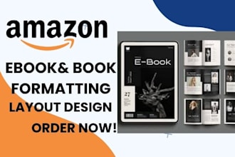 do ebook formatting for kindle, smashwords, lulu, ingramspark ,kobo