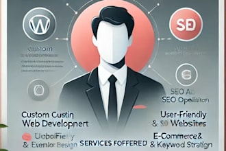 build a responsive wordpress website with SEO and manage your social media