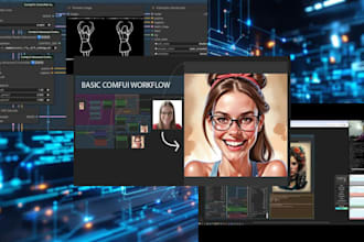 create comfyui workflow with stable diffusion, controlnet prop and custom nodes