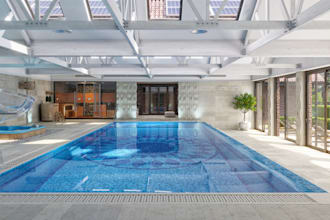 renovate 3d indoor pool,fitness center design,water parks, spa facilities render