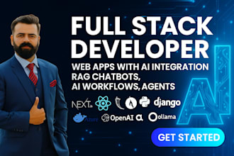 build full stack ai web apps with rag chatbots and  langgraph agents