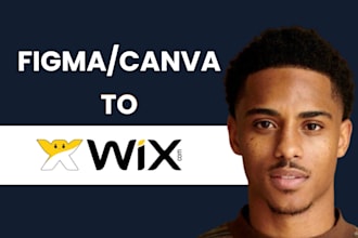 convert figma or canva design to a stunning wix or wix studio website